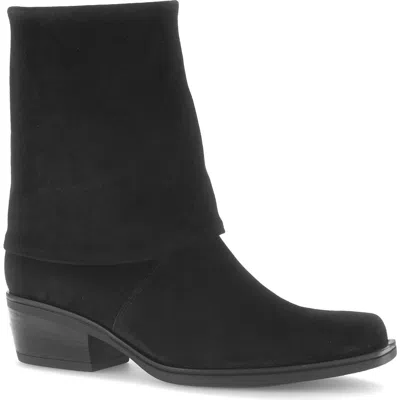 Gabor Square Toe Boot In Black