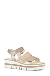 Gabor Strappy Wedge Sandal In Mutaro
