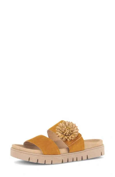 Gabor Two-strap Sandal In Orange