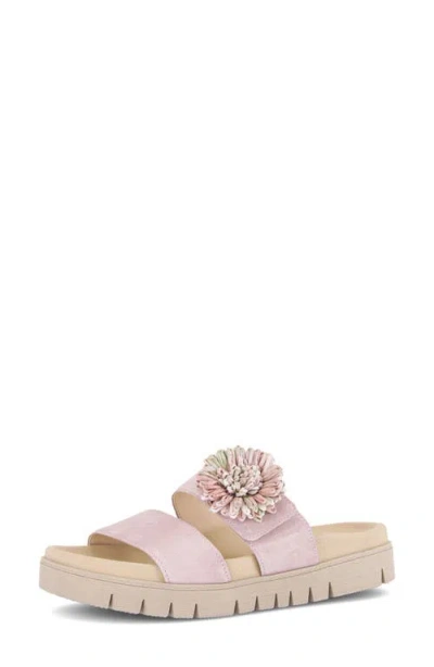Gabor Two-strap Sandal In Pink