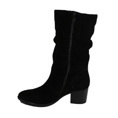 Gabor Velma Mid-calf Boot In Black