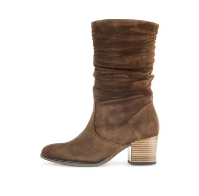 Gabor Velma Mid-calf Boot In Brown