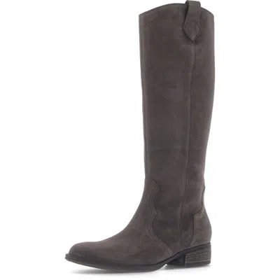 Gabor Virginia Leather Knee High Boot In Taupe