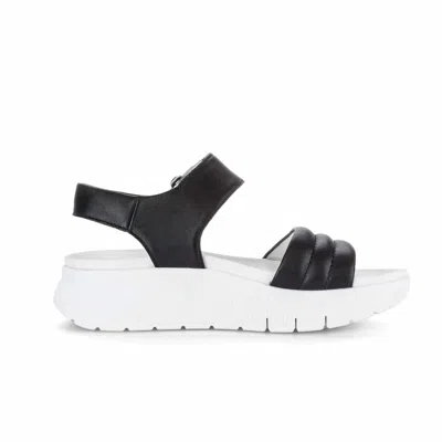 Gabor Women's 3.610 Billie Platform Sandal In Black