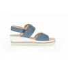 Gabor Women's 44.645 Wedge Sandal In Dark Blue In Blue