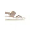Gabor Women's 44.645.62 Wedge Sandal In Gold Titanium Metallic In Multi