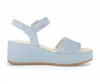 Gabor Women's 531 Platform Wedge Sandal In Aquamarine In Blue