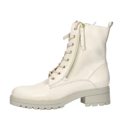 Gabor Women's 72.785.52 Ankle Boots With Zipper In Cream In White