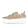 Gabor Woven Platform Sneaker In Brown
