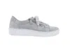 Gabor Women's 83.334.61 Double Zipper Sneaker In Silver In Gray