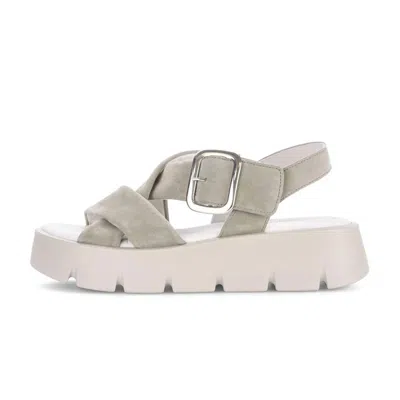 Gabor Women's 84.752.11 Platform Sandal In Dust In Black
