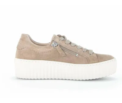Gabor Women's 93.200.11 Sneaker In Beige In Brown