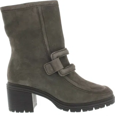 Gabor Women's Ankle Boot In Mohair Suede In Gray