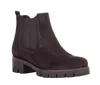 Gabor Lug Sole Chelsea Boot In Brown