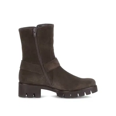Gabor Women's Biker Boots In English Brown