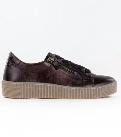 Gabor Women's City Sneaker In Ebano