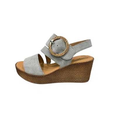 Gabor Women's Classic Wedge Sandals In Pino/sage In Multi