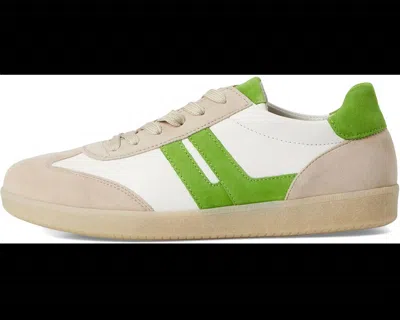 Gabor Women's Flat Sneaker In Oak/latte/green In Animal Print