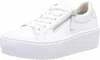 Gabor Women's  Sneaker In White Leather In White