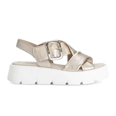 Gabor Women's Gina 4.752 Sandal In Gold