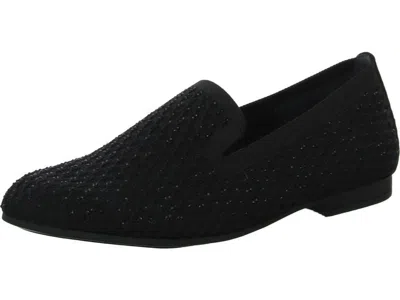 Gabor Women's Knit Leather Loafer In Black