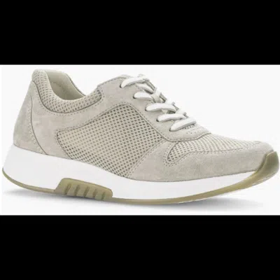 Gabor Women's Lace-up Sneaker In Puder/weiss In Multi