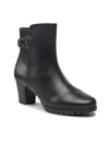 Gabor Women's Leather Ankle Boots In Black In Black