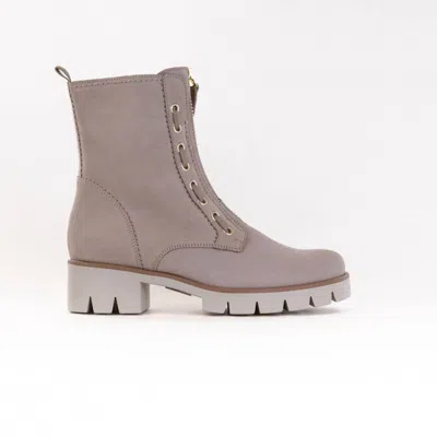 Gabor Women's Leather Boot In Leinen Nubuck In Brown