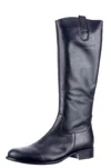 Gabor Women's Leather Tall Boots In Black In Black