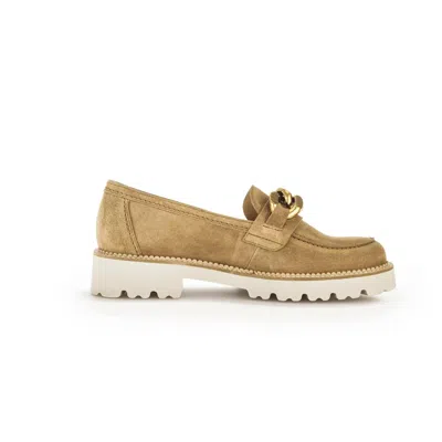 Gabor Platform Bit Loafer In Brown