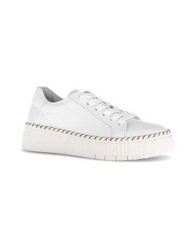 Gabor Women's Low-top Sneaker In White/multi