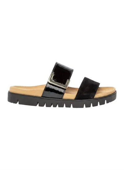 Gabor Women's Mule Sandal In Soft Nubuk Leinen In Multi