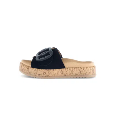 Gabor Women's Open Toe Slip On Sandals In Black