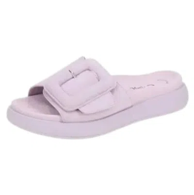 Gabor Women's Open Toe Slip On Sandals In Violet In Purple