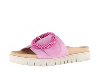 GABOR WOMEN'S PLATFORM SANDAL IN SOFT PINK
