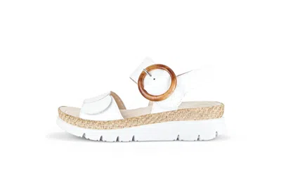 Gabor Women's Platform Sandal In White