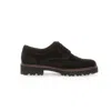 Gabor Women's Premium Suede Loafer In Black Cognac In Black