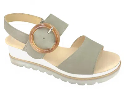 Gabor Women's Sandal 4-645-19 In Sage In Multi