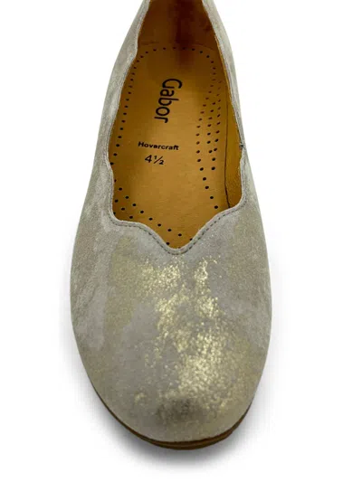 Gabor Women's Scallop Slip-on Shoes In Metallic In Multi