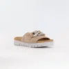 Gabor Women's Slip On Sandal In Caramel