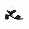 Gabor Women's Smooth Leather Sandal In Black In Black