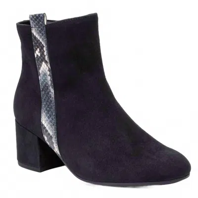 Gabor Women's Snake Trim Bootie In Black