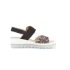 Gabor Women's Sandal 4-645-38 In Leopard In Brown