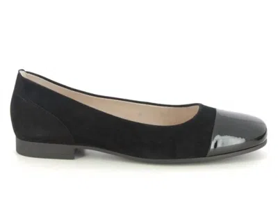 Gabor Women's Suede Ballet Flat In Black