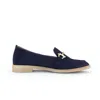Gabor Women's Suede Loafers In Atlantic Blue