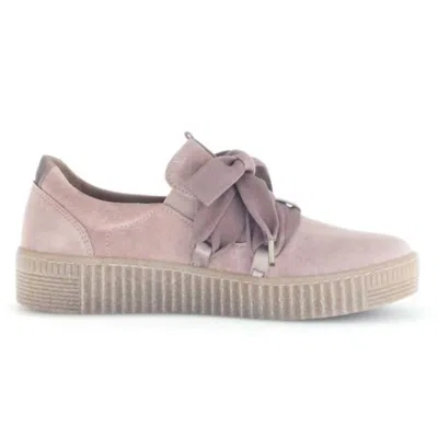 Gabor Women's Suede Slip-on Sneaker In Rosewood In Multi