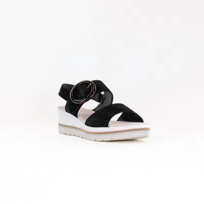 Gabor Women's Wedge Sandal In Black
