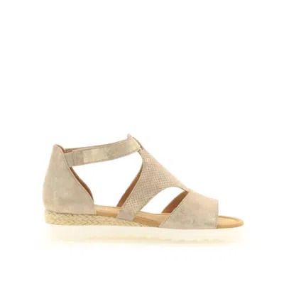 Gabor Women's Wedge Sandal In Muschell In Brown