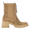Gabor Women's Zip Closure Boots In Lion (caramel) Suede In Multi