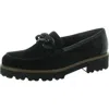 Gabor Womens Chain Suede Loafers In Black